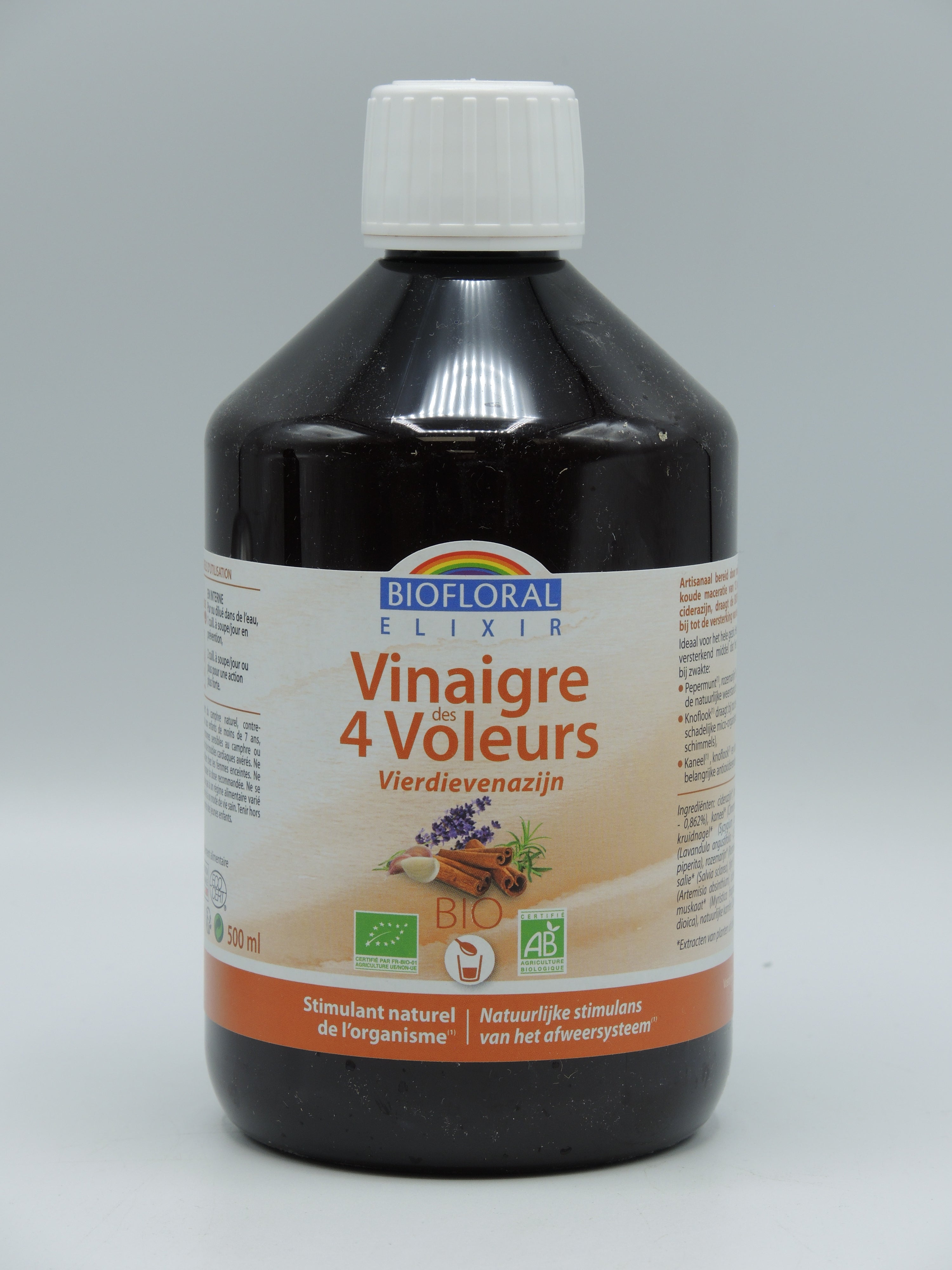 Elixir de Vinaigre des 4 voleurs BIO 500 ml BIOFLORAL