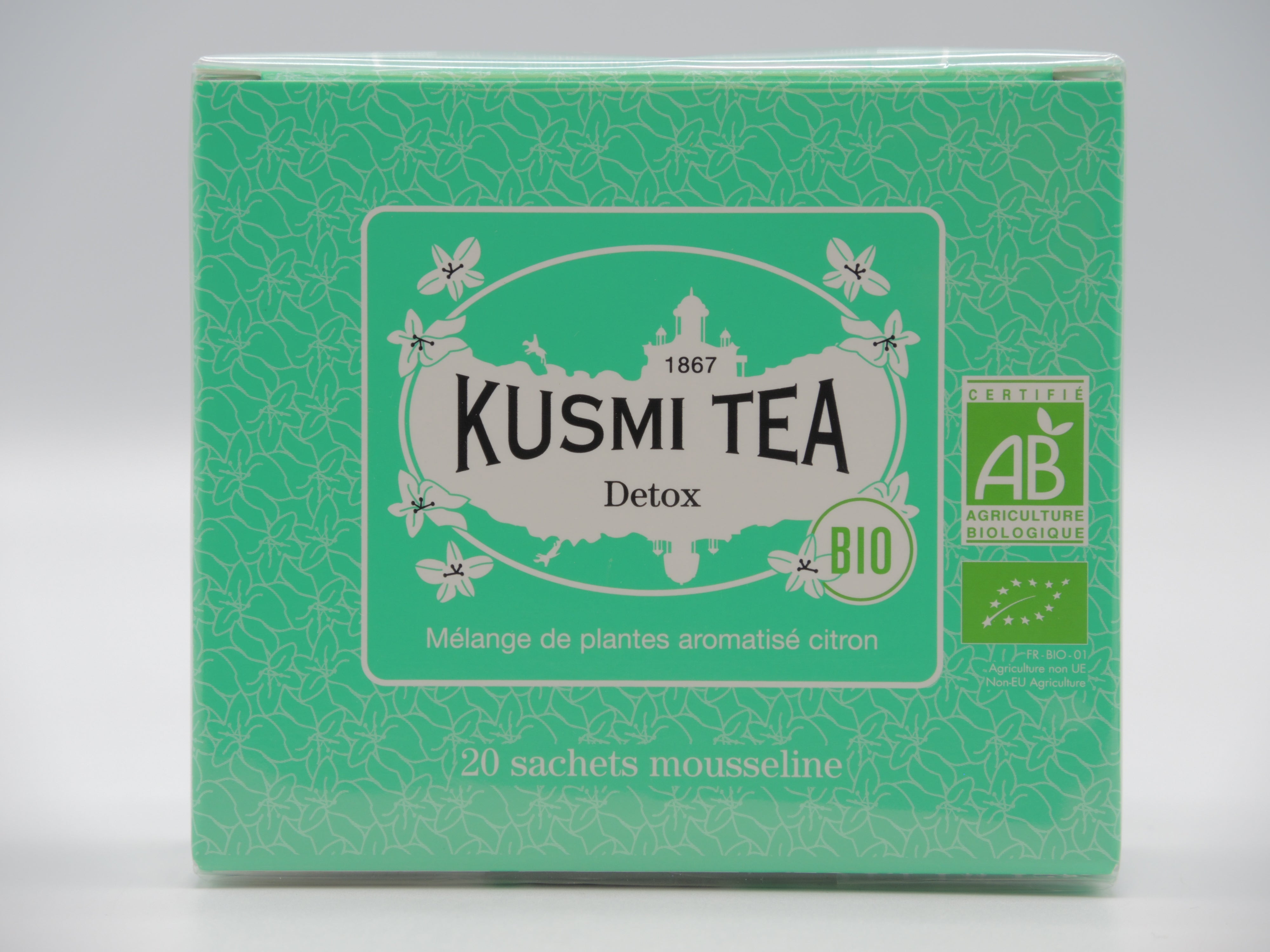 Thé Détox Bio Kusmi Tea - Boîte de 25 sachets