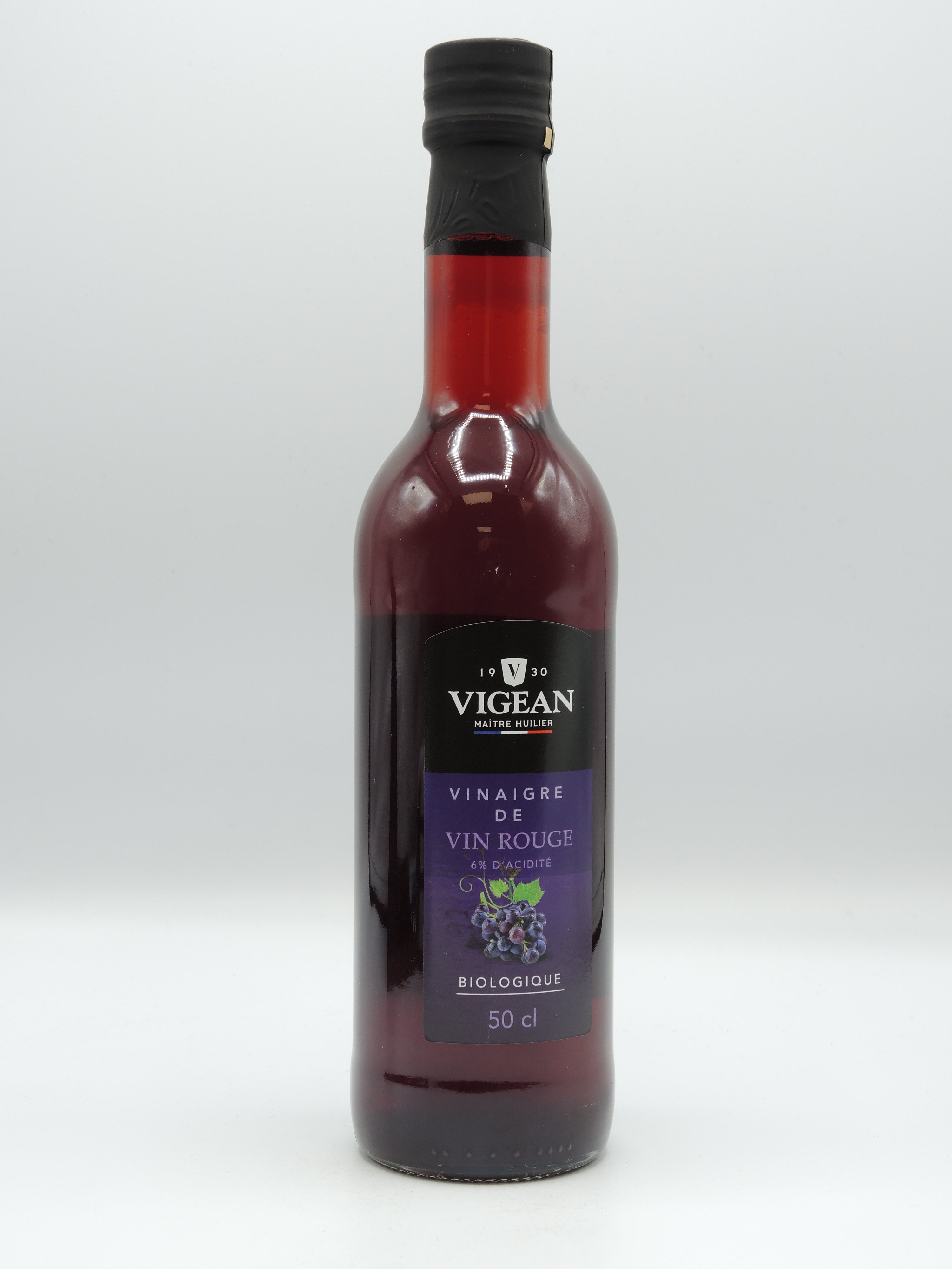 Vinaigre Vin Rouge 100% FRANCE - 50cl