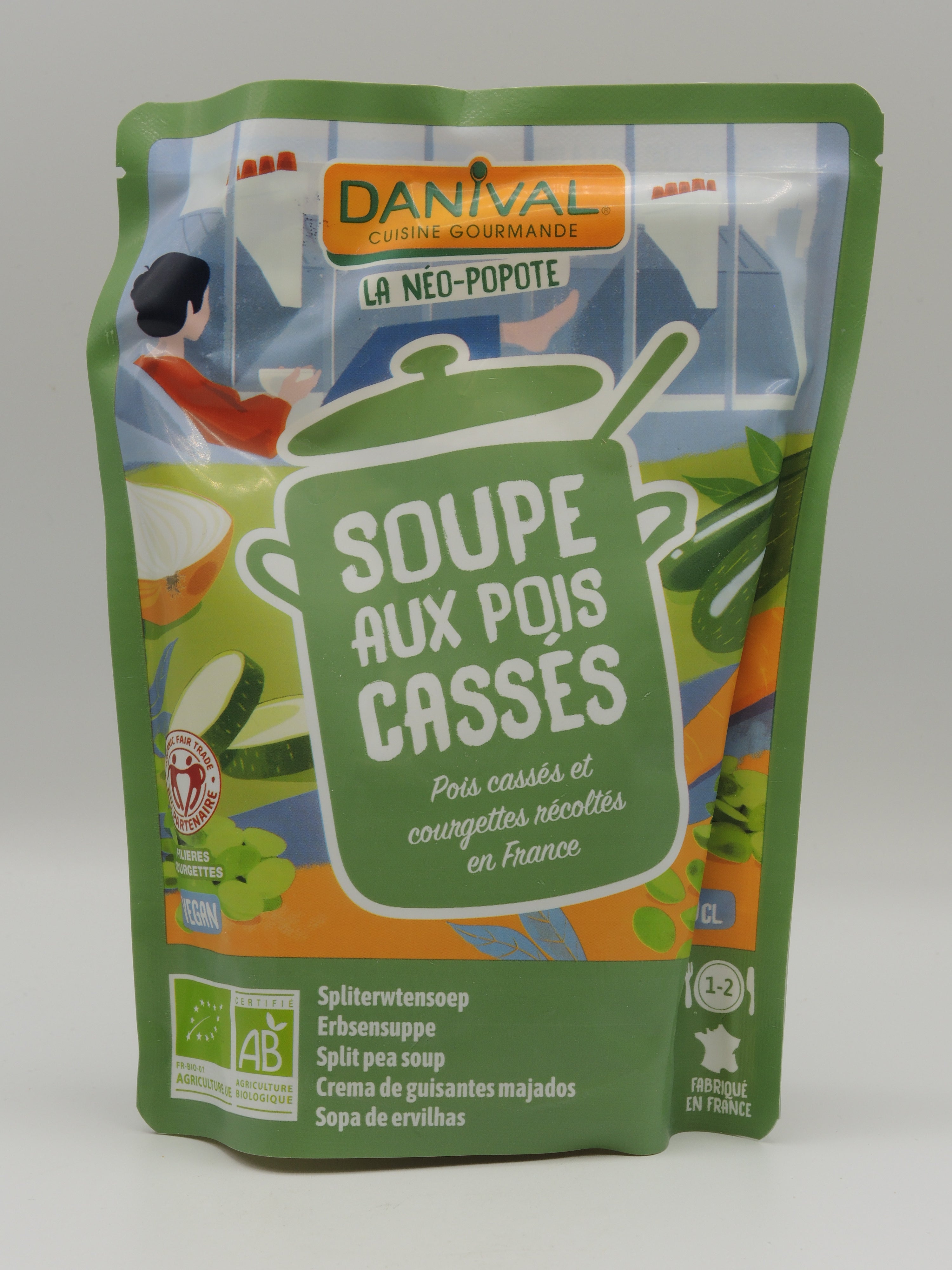 Soupe pois cassés Bio - Au Pays des 100 Vallées 