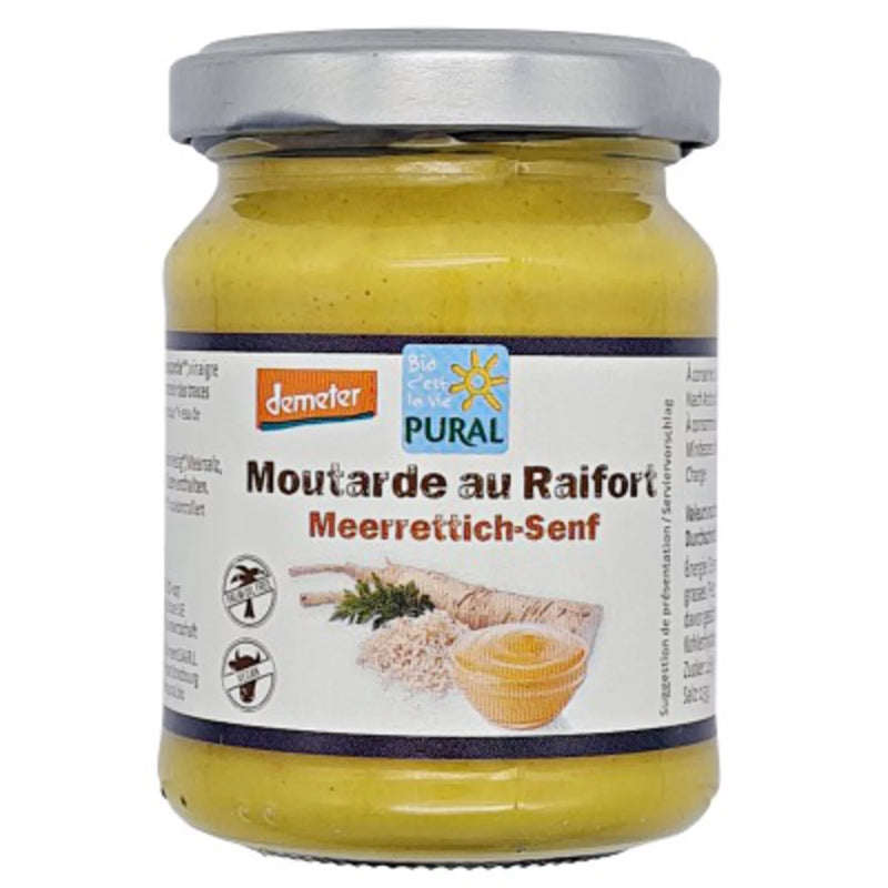 Moutarde au raifort, 125ml, Pural