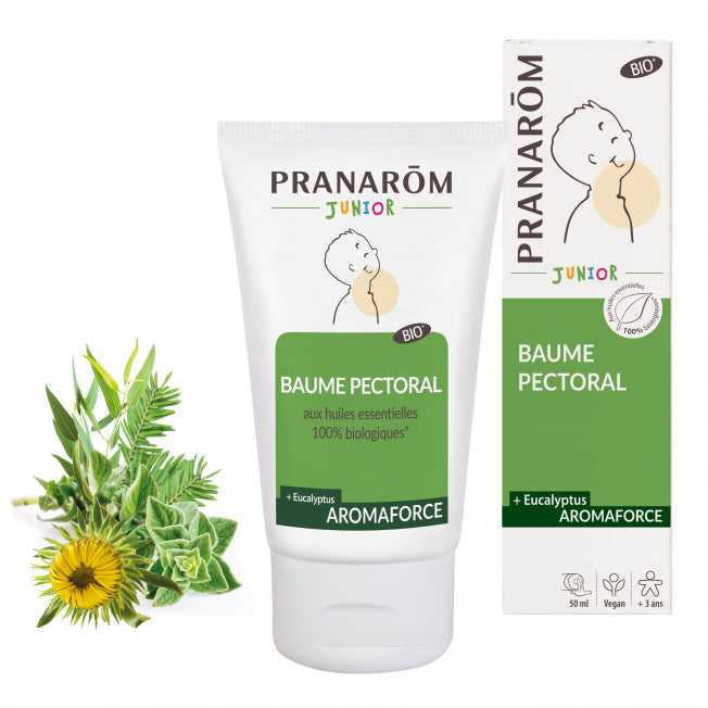 BAUME PECTORAL JUNIOR, 50ml, Pranarôm