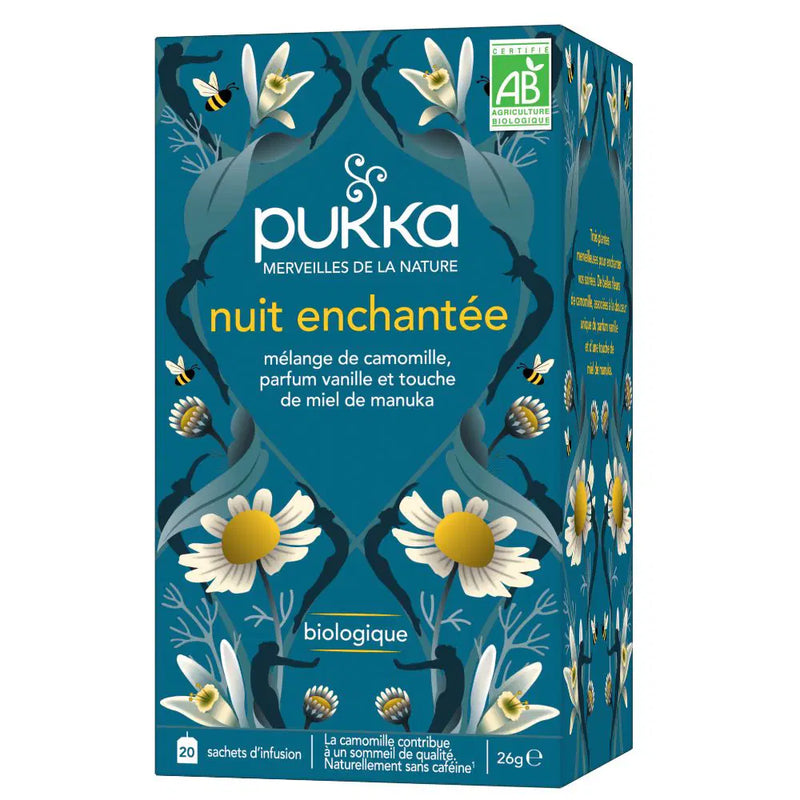 Infusion Pukka, nuit enchantée, 20 infusettes, Pukka