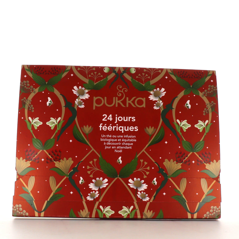 Calendrier de l'Avent, 24 sachets de thé, Pukka