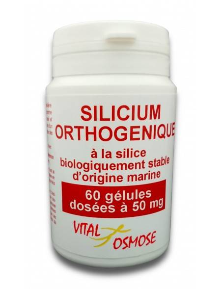 Silicium Orthogénique nature 50 mg  , 60 gelules, Qualidiet