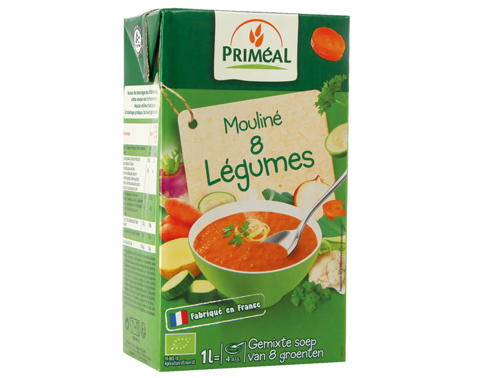 Mouliné de 8 légumes 100% France, 1l, Priméal