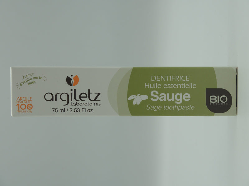 Dentifrice sauge, 75ml, Argiletz