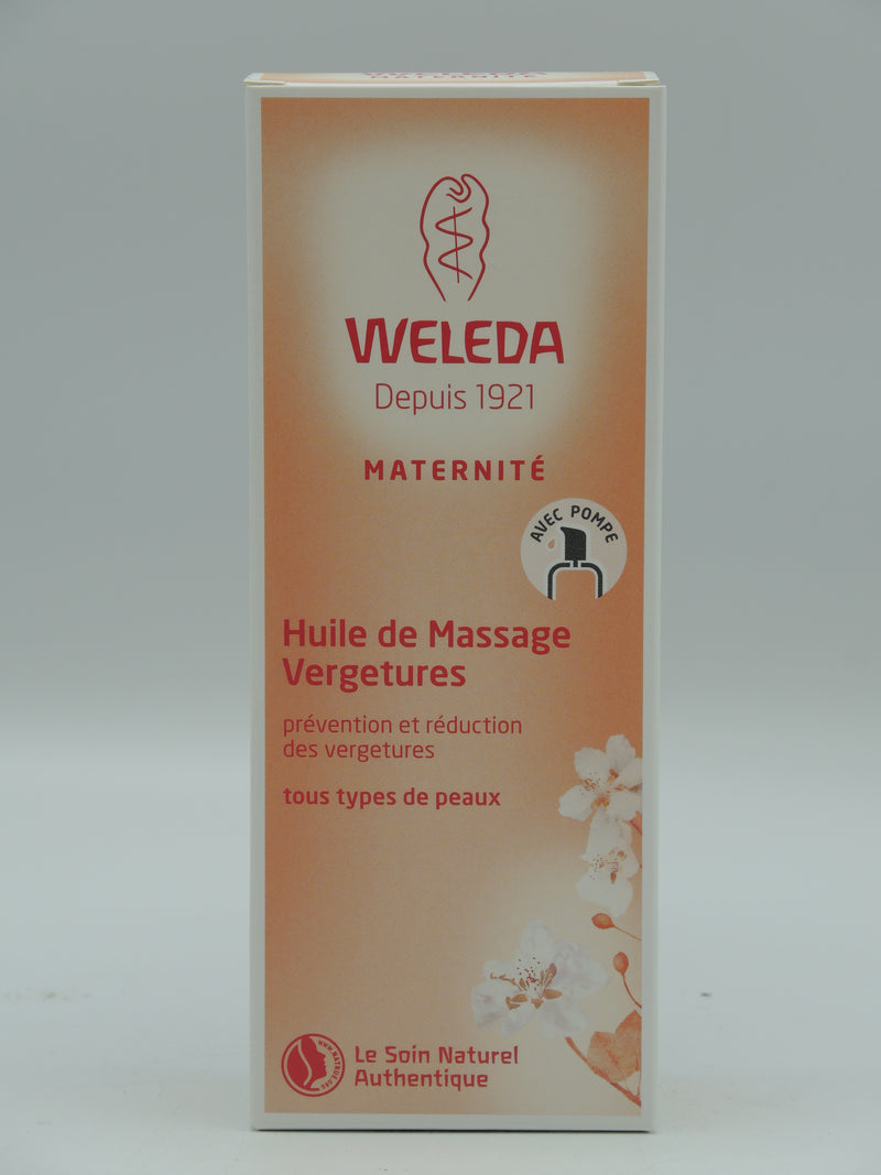 Huile de Massage Vergetures, 100ml, Weleda