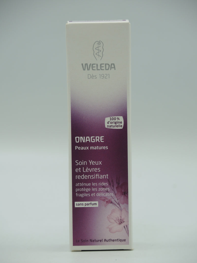 Soin Yeux et Lèvres redensifiant à l'Onagre, 10ml, Weleda