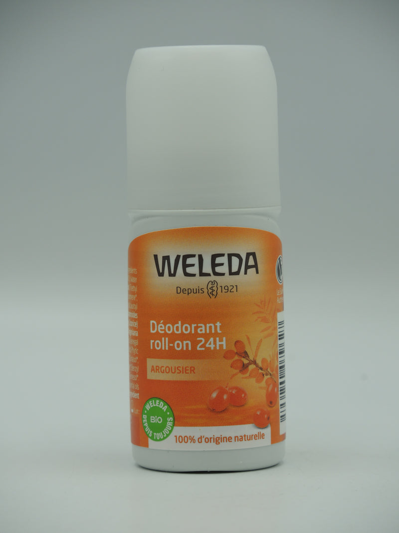 Déodorant roll-on 24h Argousier, 50ml, Weleda