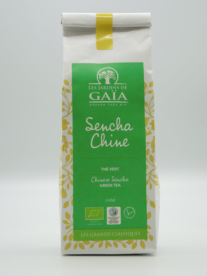 Thé vert, Sencha Chine, 100g, Jardins de Gaïa