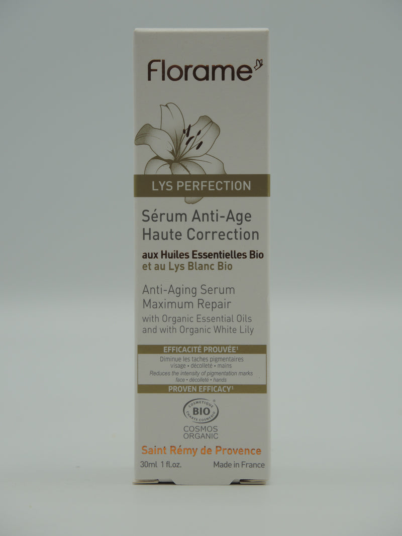 SÉRUM ANTI-ÂGE HAUTE CORRECTION, 30ml, Florame