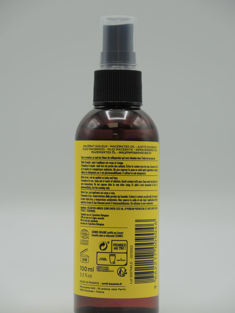 MACÉRAT HUILEUX DE MILLEPERTUIS 100 ML, AVRIL