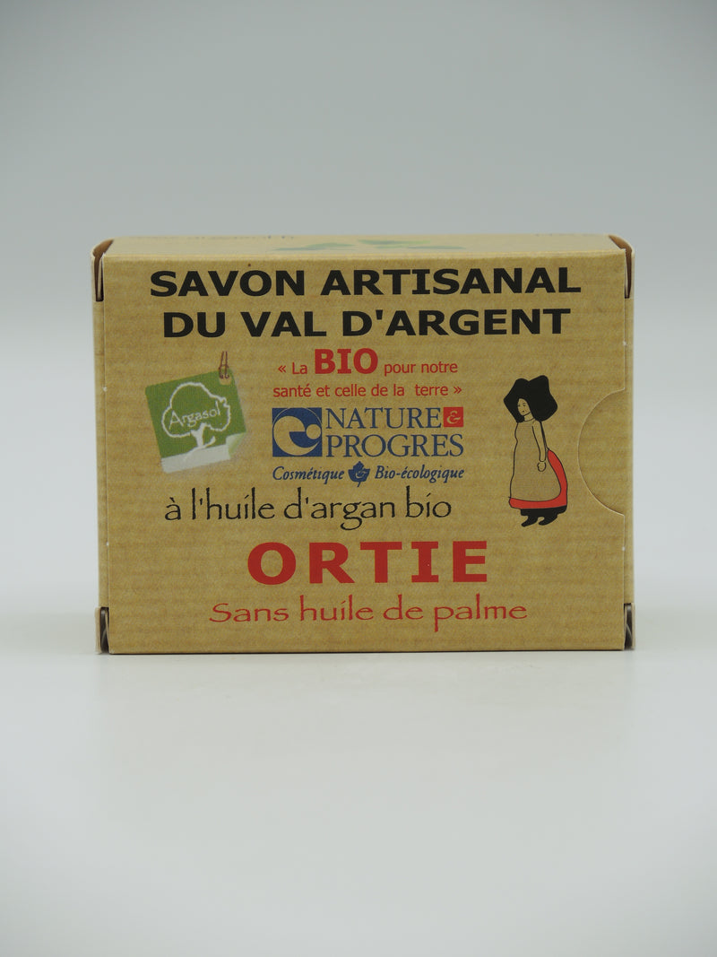 Savon artisanal, Ortie, 140g, Argasol