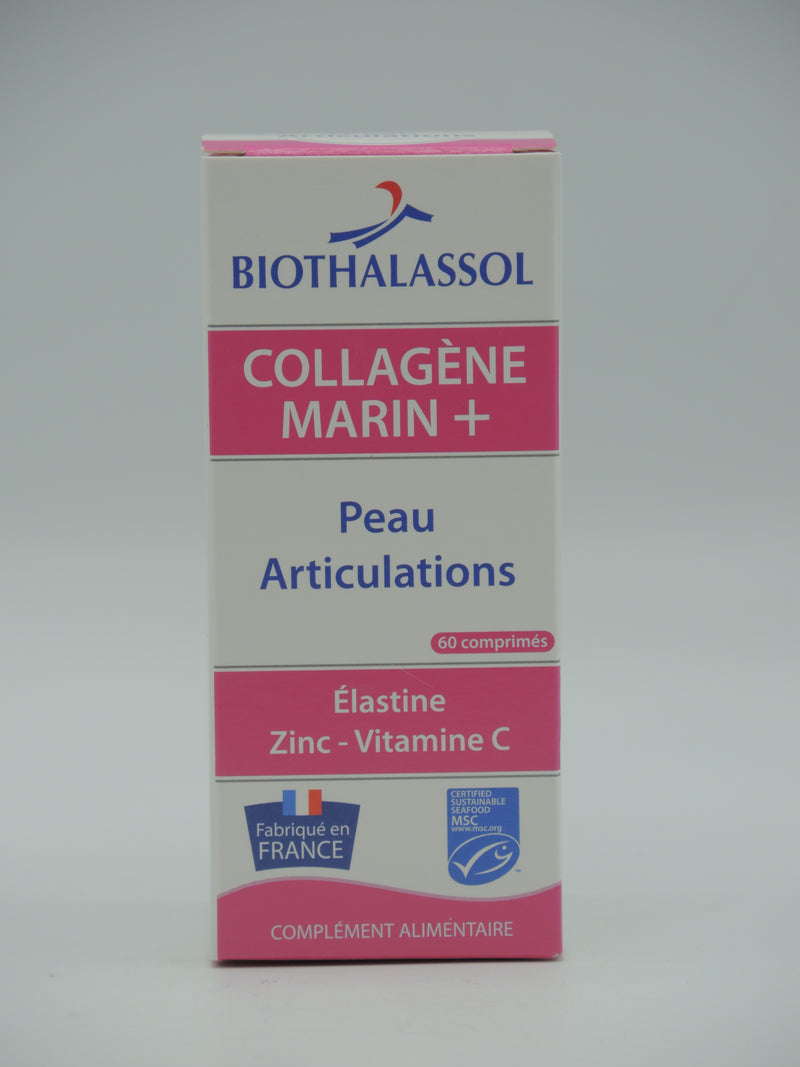 Collagène marin+, Peau & articulations, 60 comprimés, Biothalassol