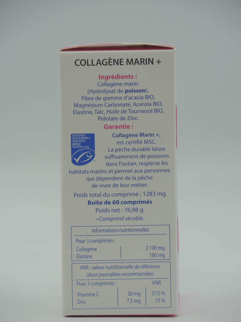 Collagène marin+, Peau & articulations, 60 comprimés, Biothalassol