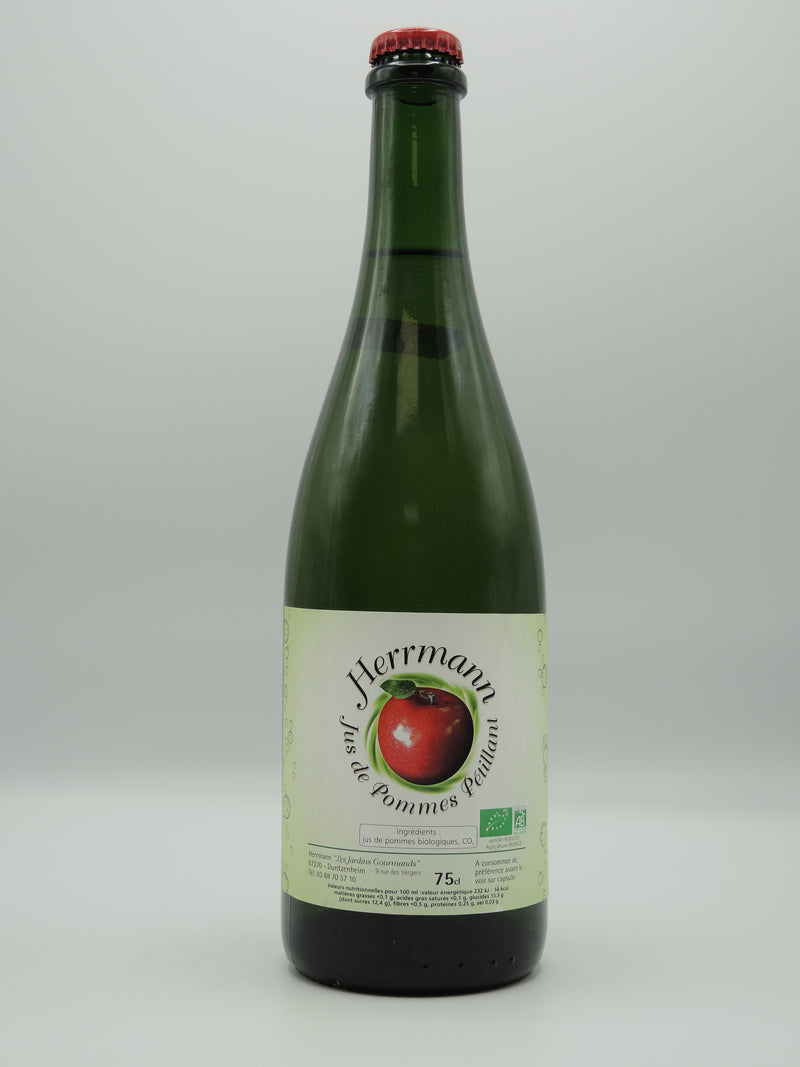 Jus de pommes pétillant, 75cl, Herrmann