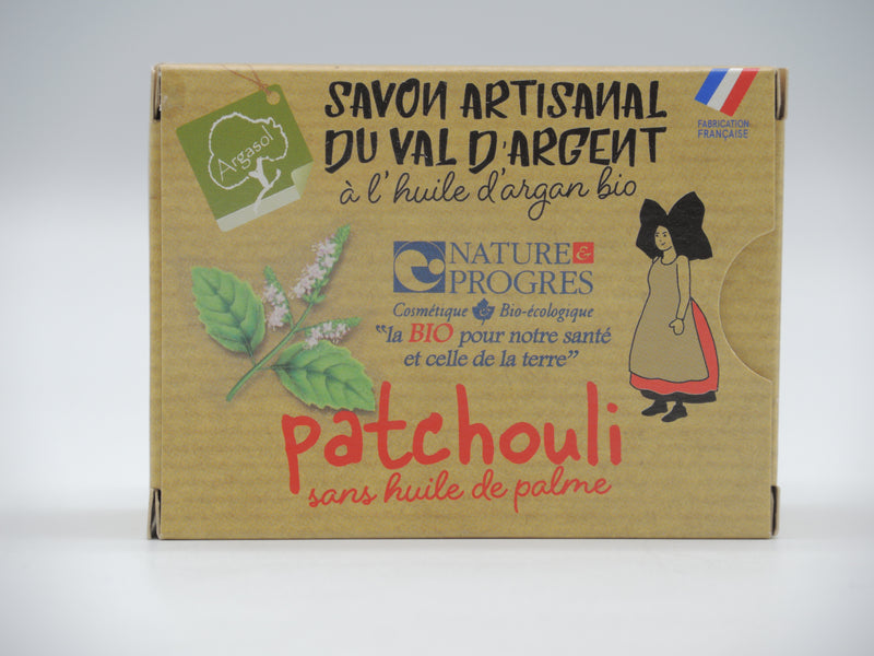 Savon artisanal, Patchouli, 140g, Argasol