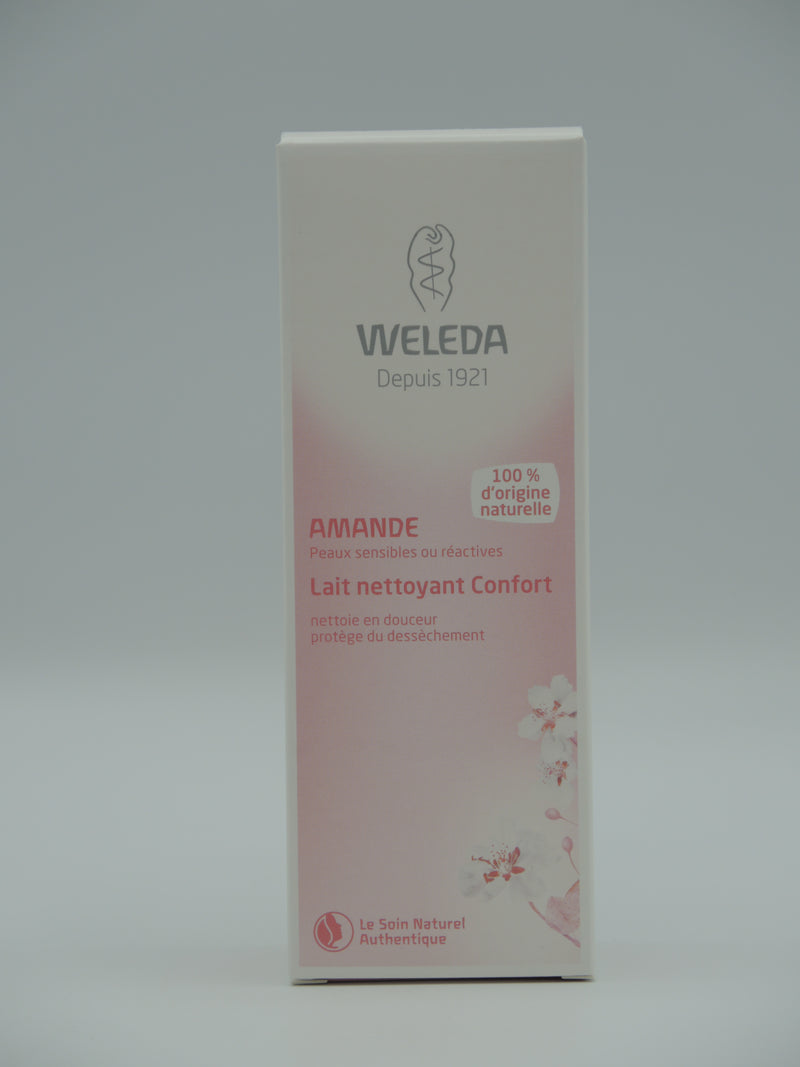 Lait nettoyant Confort à l'Amande, 75ml, Weleda