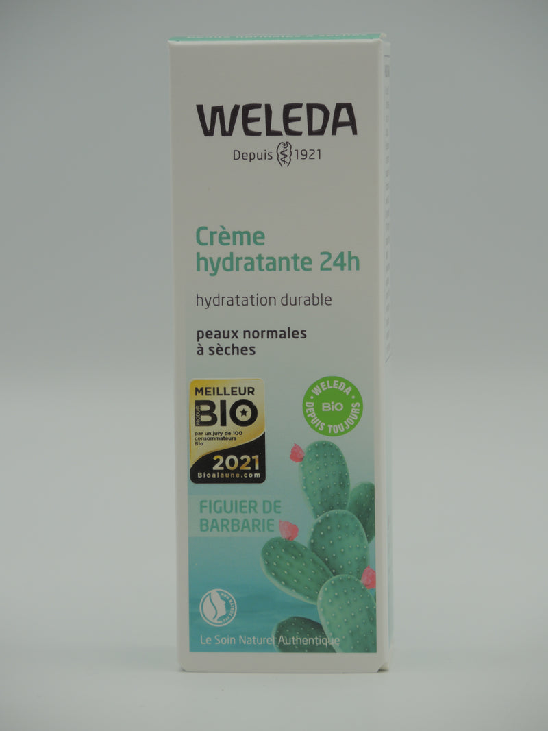 Crème hydratante 24h, 30ml, Weleda