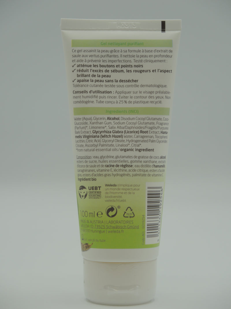 Gel nettoyant purifiant, 100ml, Weleda