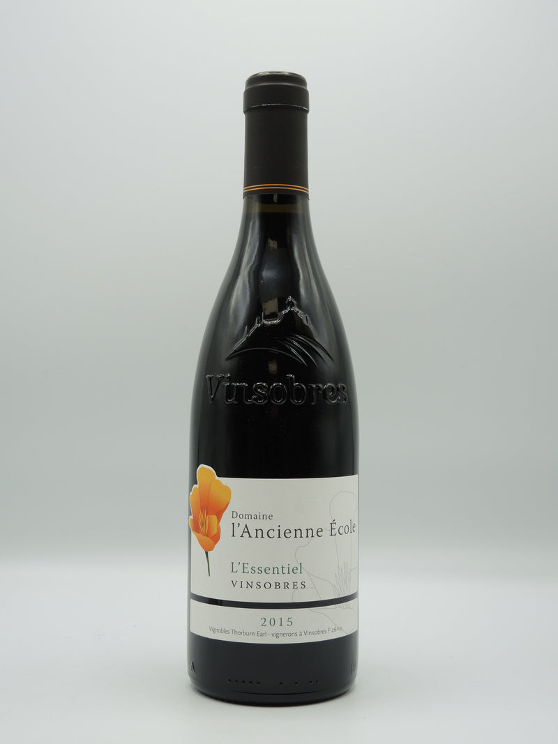 Vin Rouge Bio AOC Vinsobres 2017, Cuvée l'Essentiel, Domaine l'Ancienne Ecole