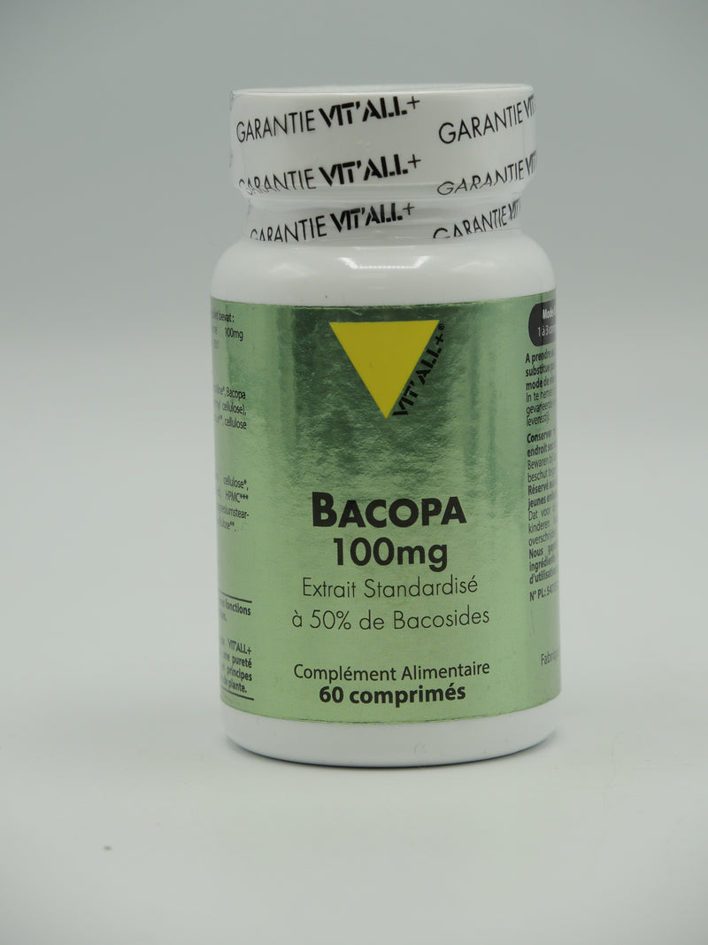 BACOPA 100mg, 60 comprimés, Vit'all+