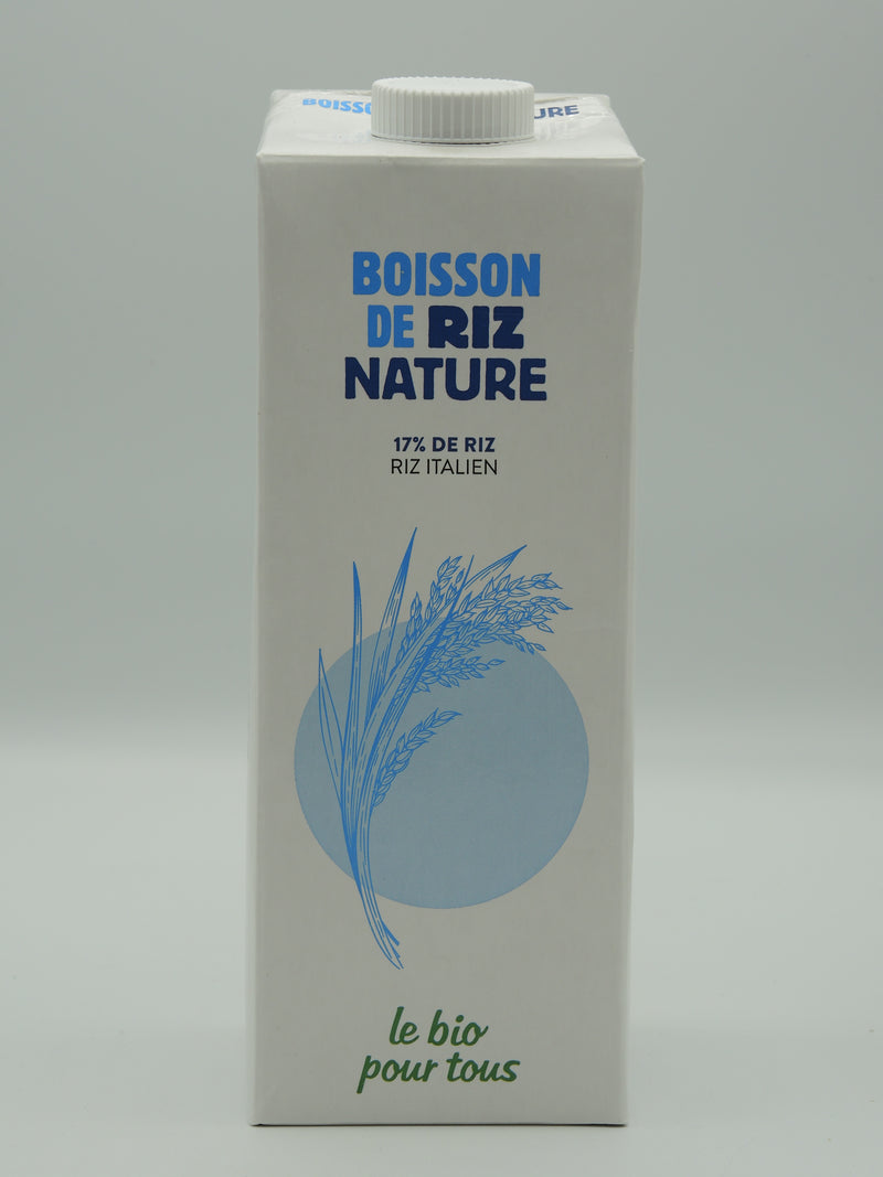 Boisson de riz nature, 1l, le Bio pour tous