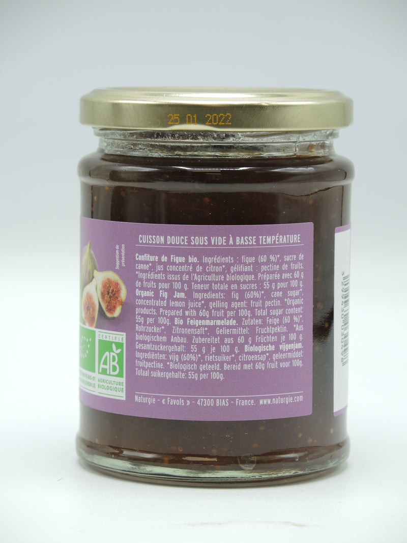 Confiture extra Figue, 320g, Saveurs attitudes