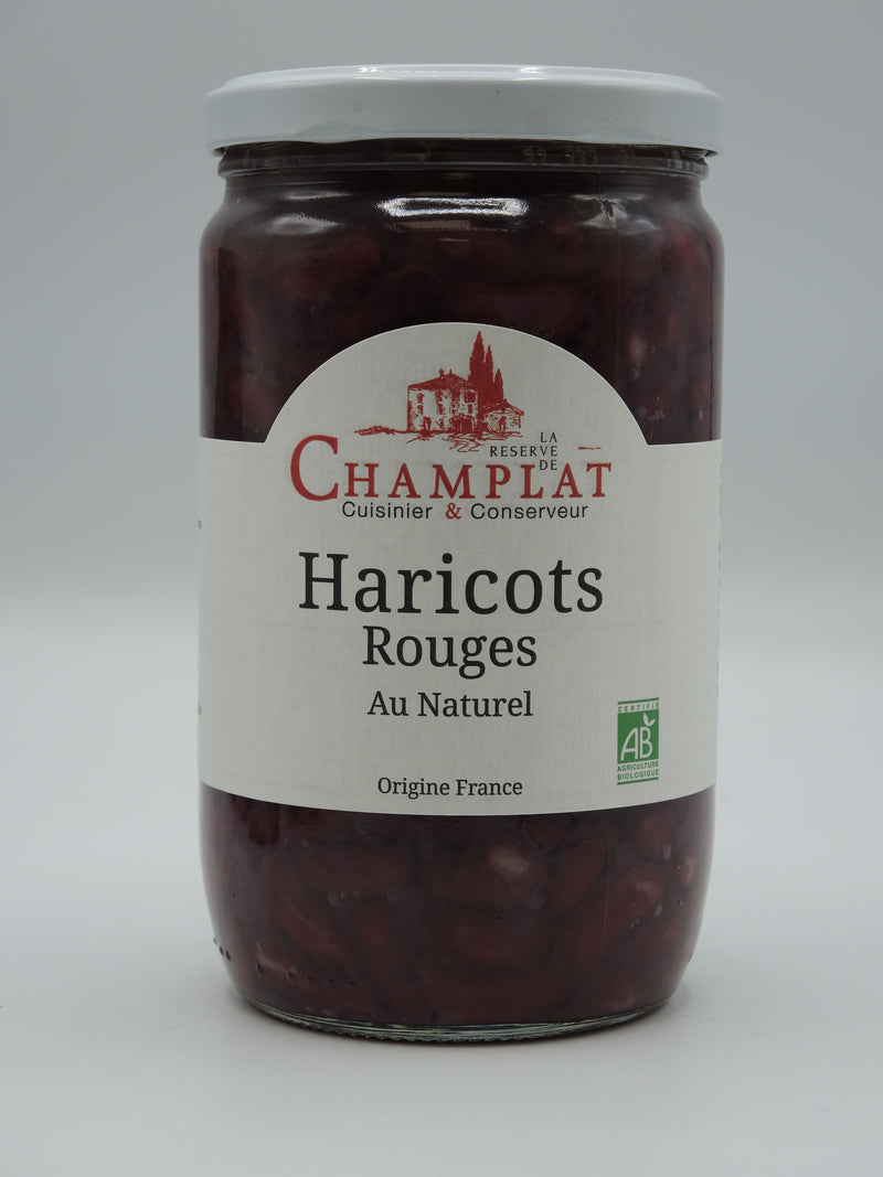 Haricots rouges au naturel, 650g, Champlat