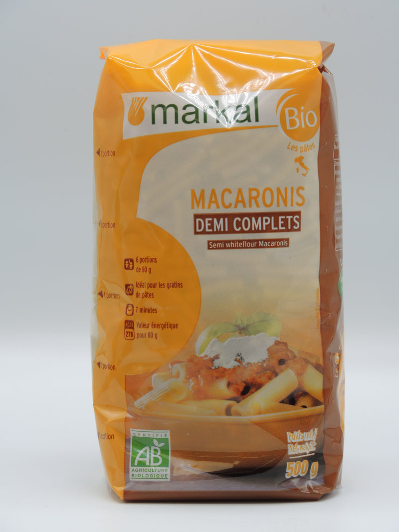 Macaroni 1/2 complets, 500g, Markal