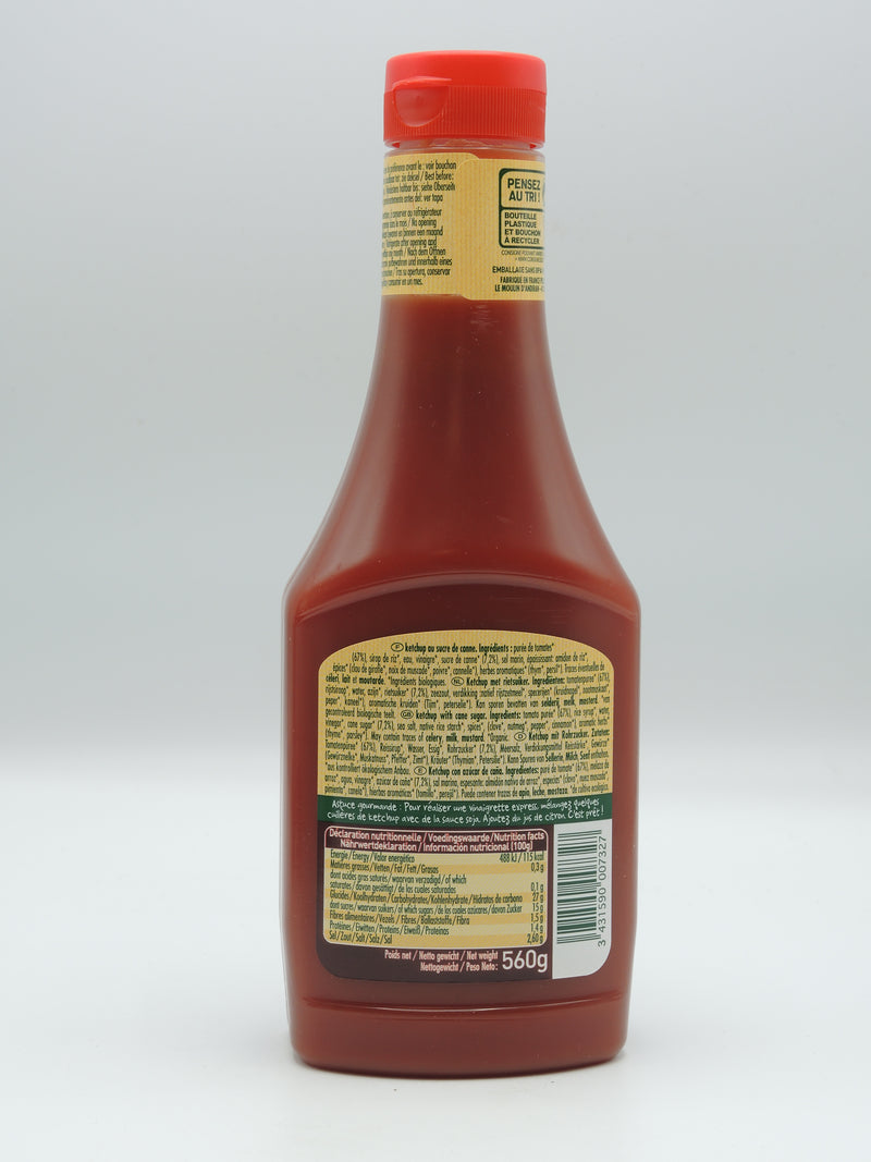 Ketchup au sucre de canne, 560g, Danival