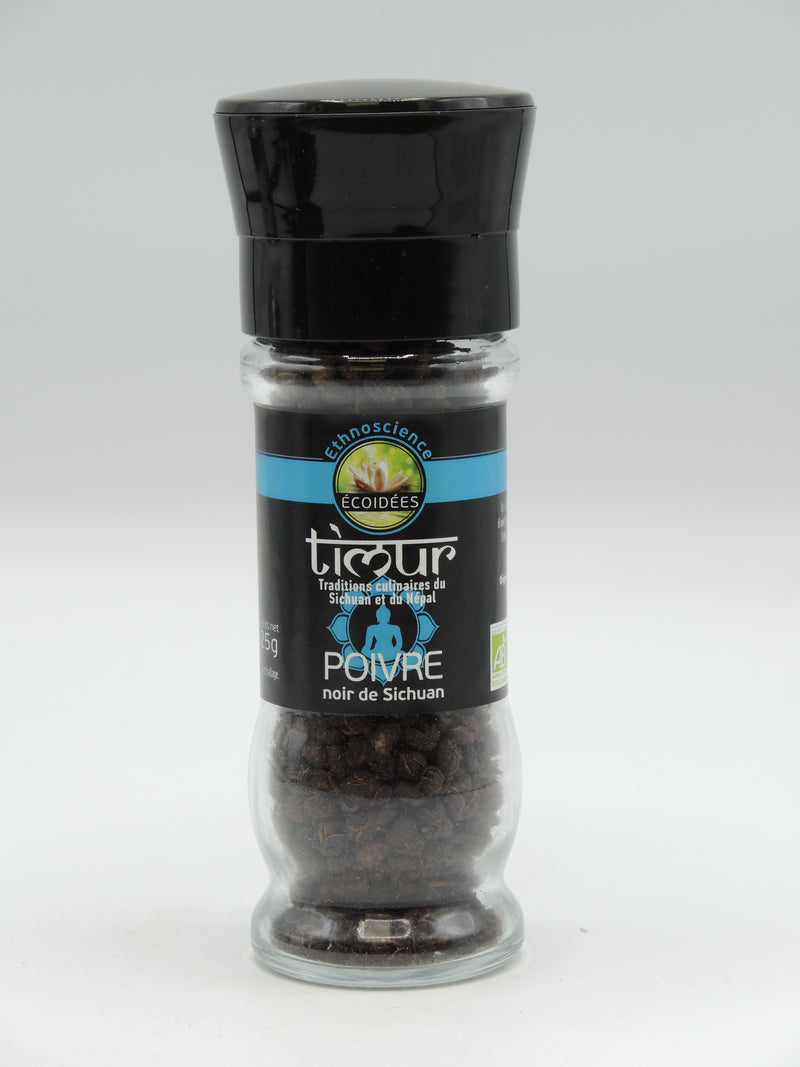 Timur, Poivre noir de Sichuan, 25g, Ecoidées