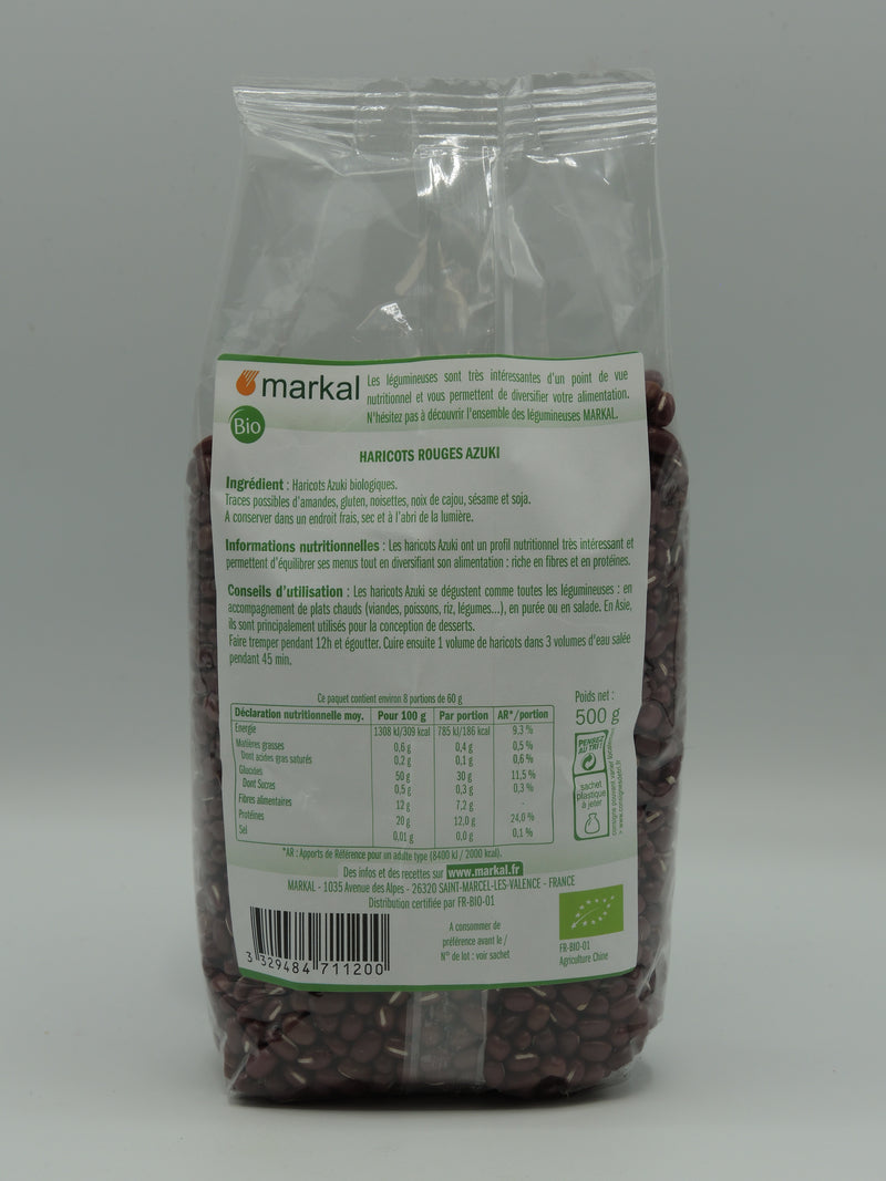 HARICOTS "AZUKIS", 500g, Markal