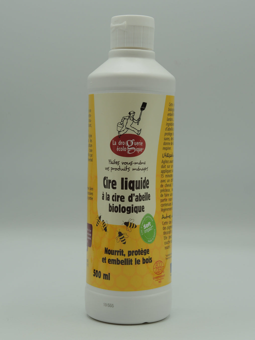 Cire liquide à la cire d'abeille bio 500 ml