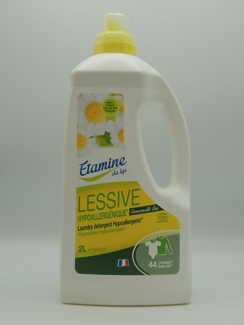 Lessive liquide hypoallergénique éco camomille Etamine du Lys 2l