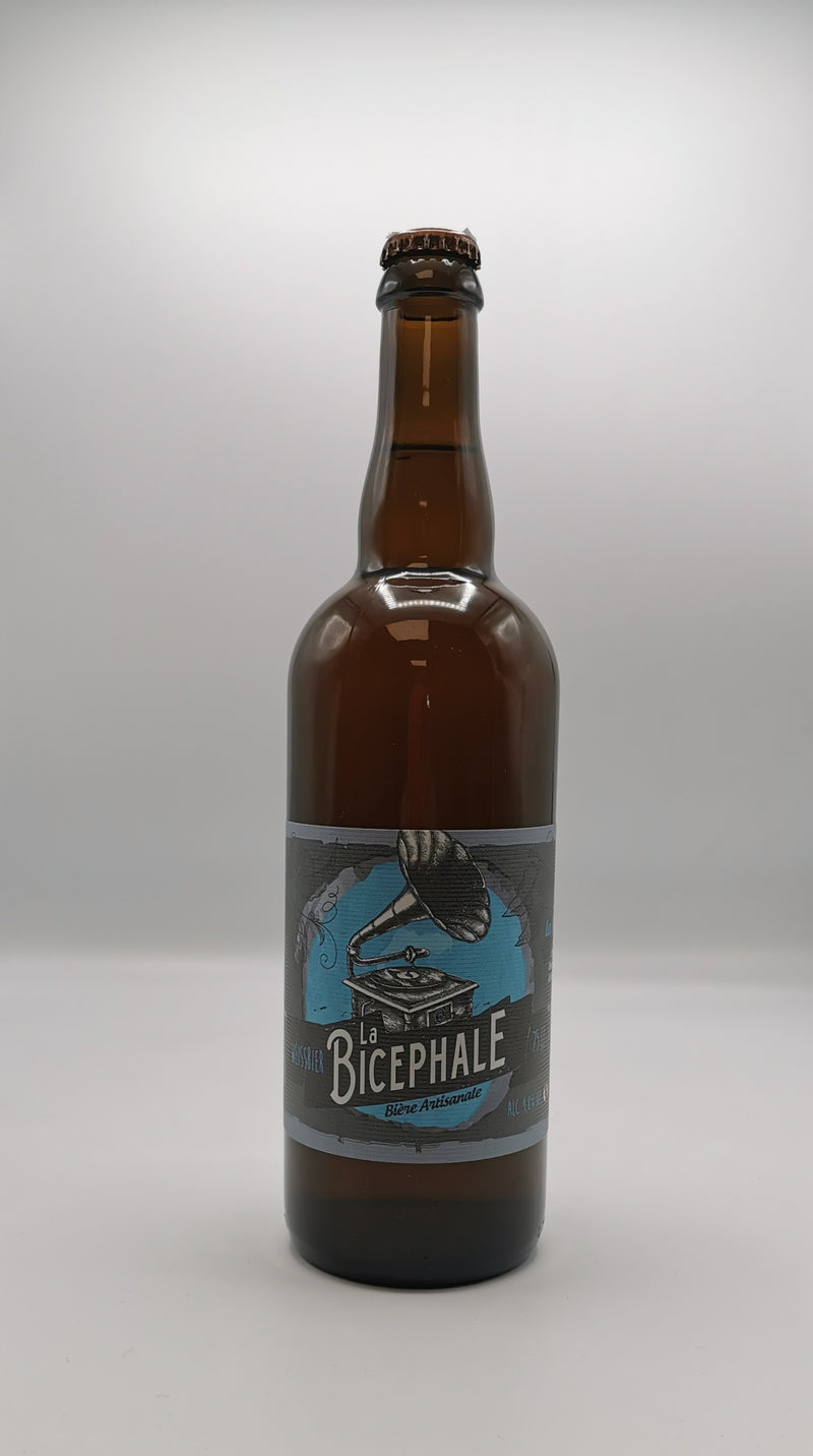 Bière Blanche Bio Artisanale 75cl, Weissbier, Brasserie la Bicéphale d'Alsace