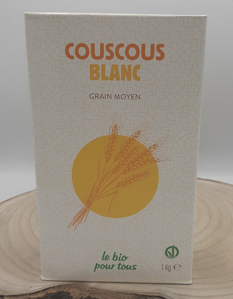 Couscous blanc, 500g, Le bio pour tous