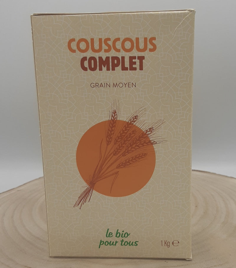 Couscous complet, 500g, Le bio pour tous