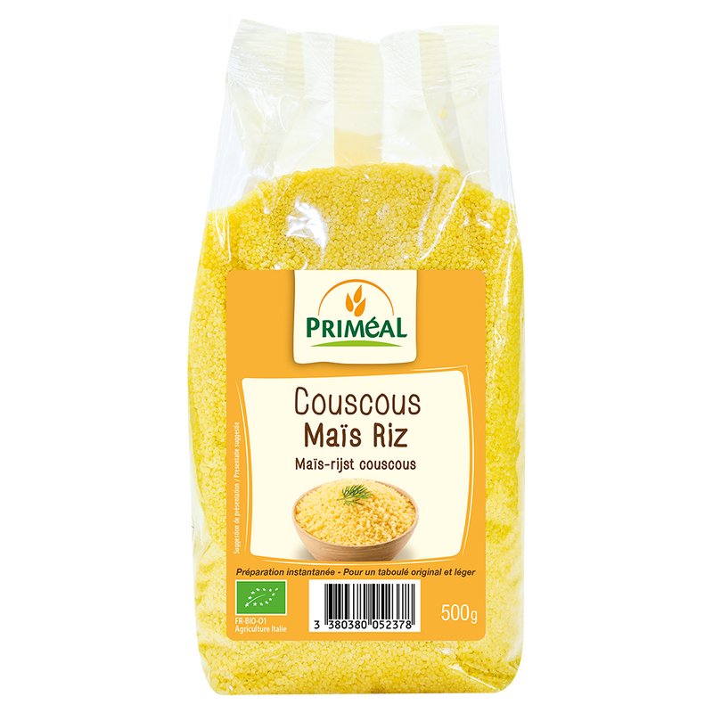 Couscous mais riz, 500g, Priméal