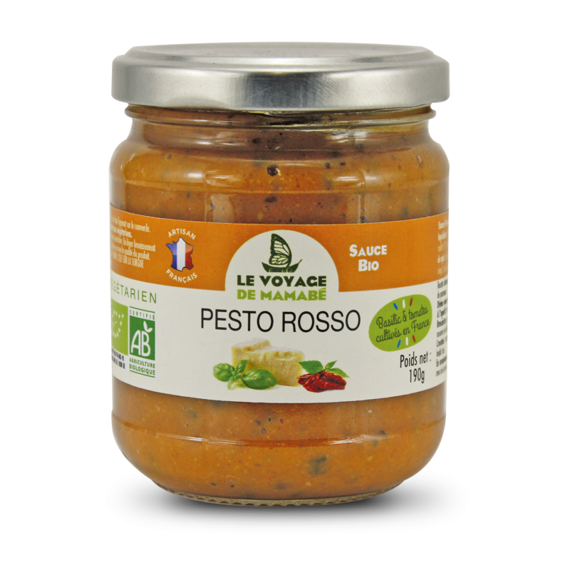 PESTO ROSSO, 200g, le Voyage de Mamabé