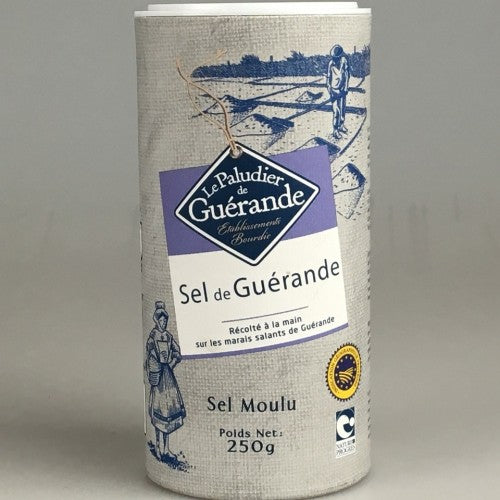 Sel de Guérande moulu en salière, 250g, le Paludier