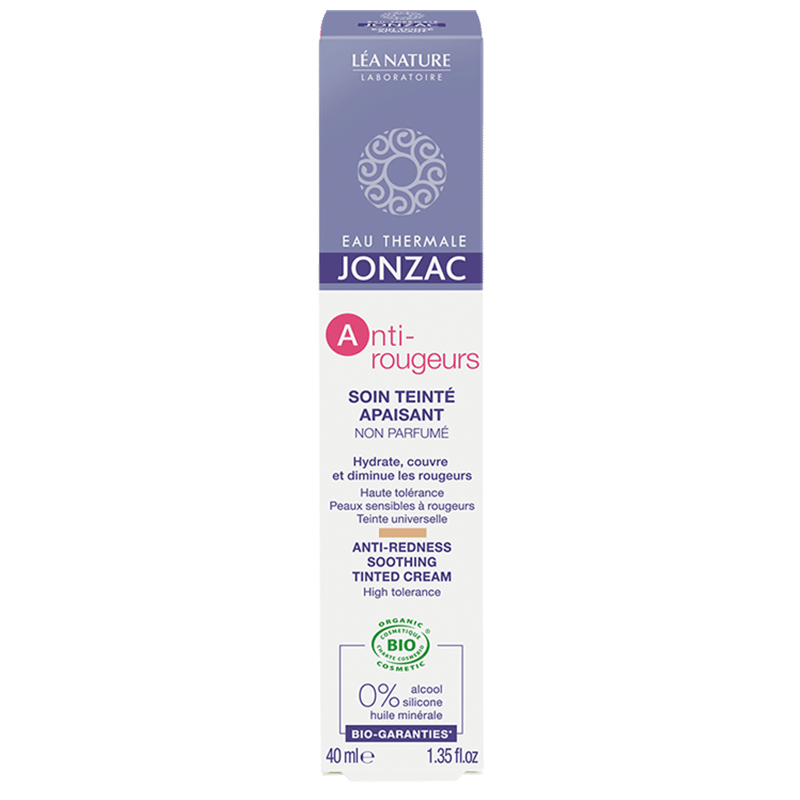 SOIN ANTI ROUGEURES, TEINTE,  APAISANT - 40ml, Jonzac